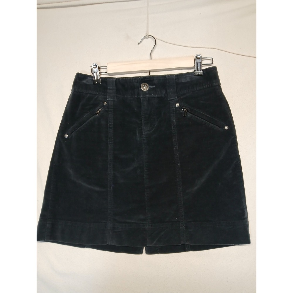 Athleta skirt washed velour velvet mini preppy size‎ 0